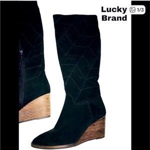 Lucky Brand Preeka suede boots!